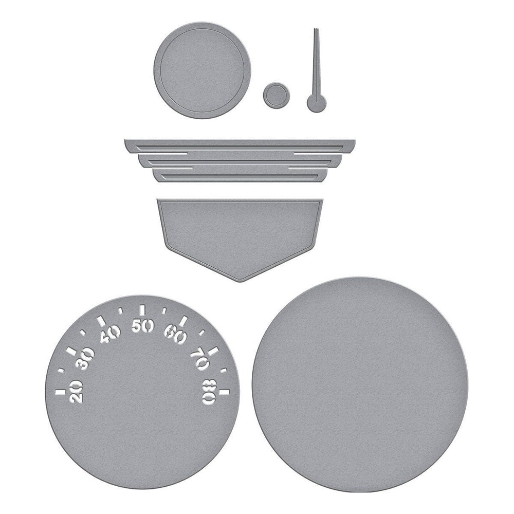 Speedometer Etched Dies by Mindy Eggen