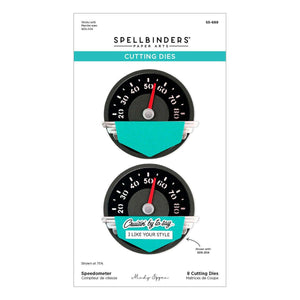 Speedometer Etched Dies by Mindy Eggen