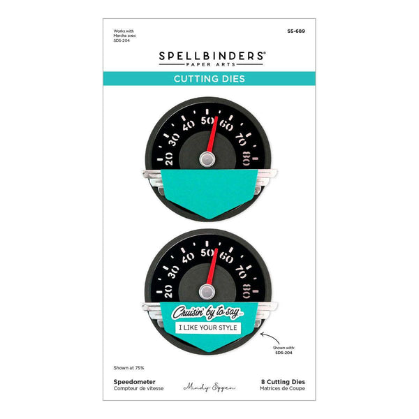 Speedometer Etched Dies by Mindy Eggen
