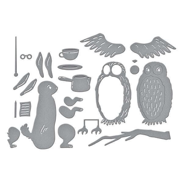 Rabbit & Owl Etched Dies by Simple Stories