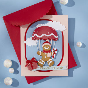 Gingerbread Delivery Etched Dies by Stamperia