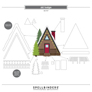 Ski-son's Greetings Dies and 3D Folder Bundle by Simon Hurley