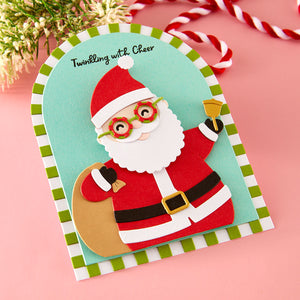 Spectacular Santa Etched Dies