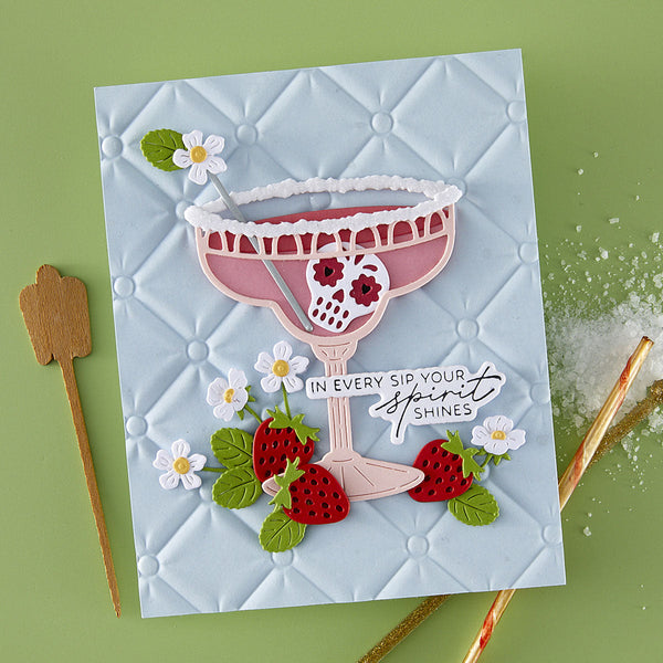 Sip Sip Ole Sentiments BetterPress Plate & Die Set