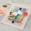 Fluff, Frost & Roll Etched Dies by Tina Smith