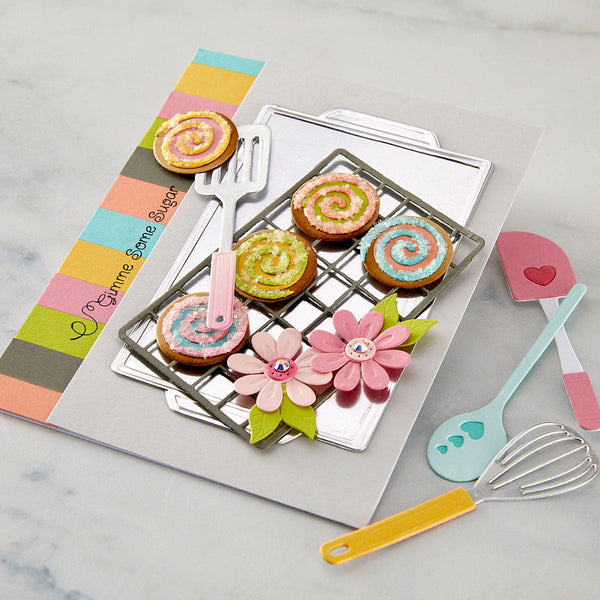 Cool It Cookie Rack Etched Dies by Tina Smith