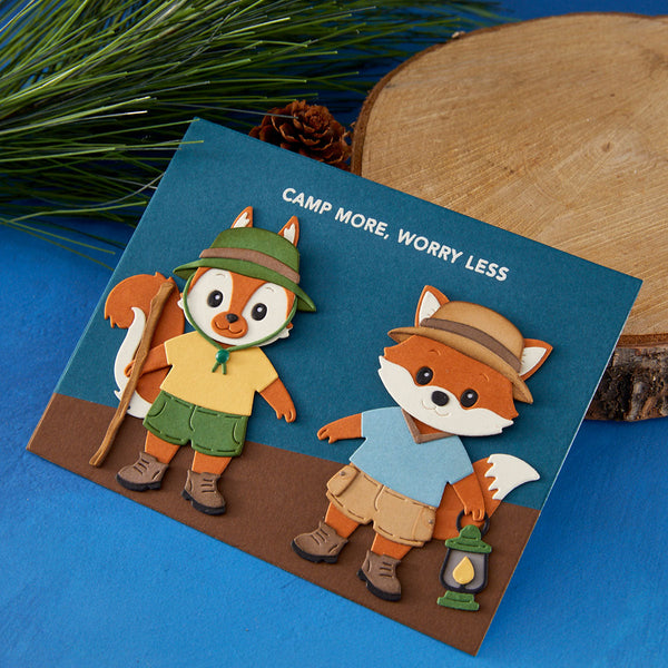 Camp Days Etched Dies by Allison Frazier
