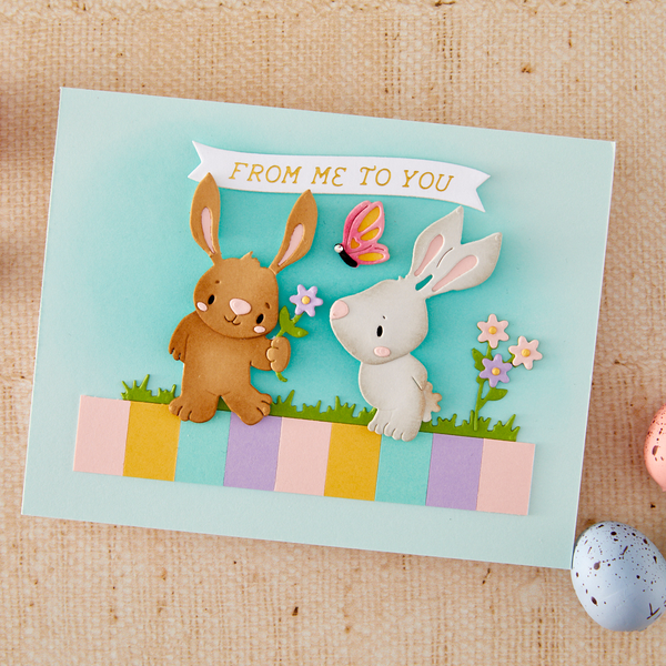 Bunny Buddies Etched Dies by Simon Hurley