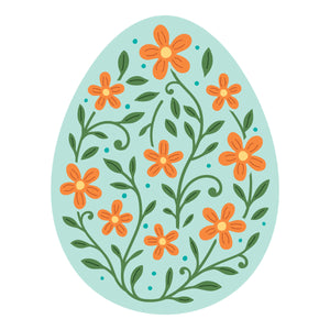 In Bloom Egg Etched Dies by Simon Hurley