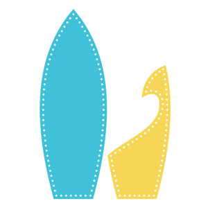 Surfboard Etched Dies by Sandi MacIver