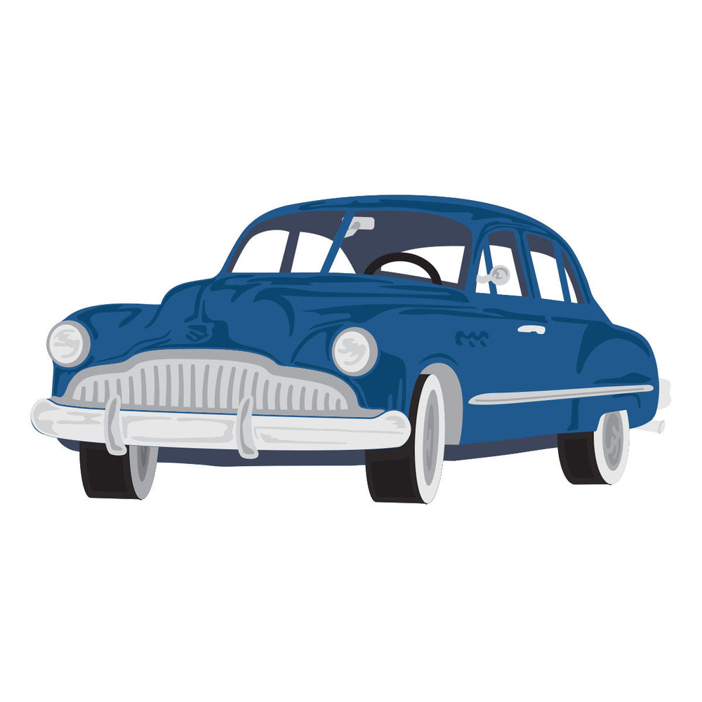 Sedan Street Cruiser Etched Dies by Mindy Eggen