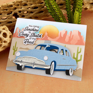 Sedan Street Cruiser Etched Dies by Mindy Eggen