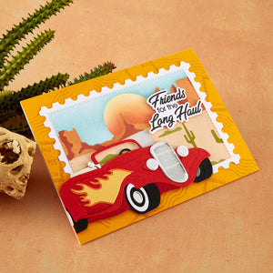 Hot Rod Flames Etched Dies by Mindy Eggen