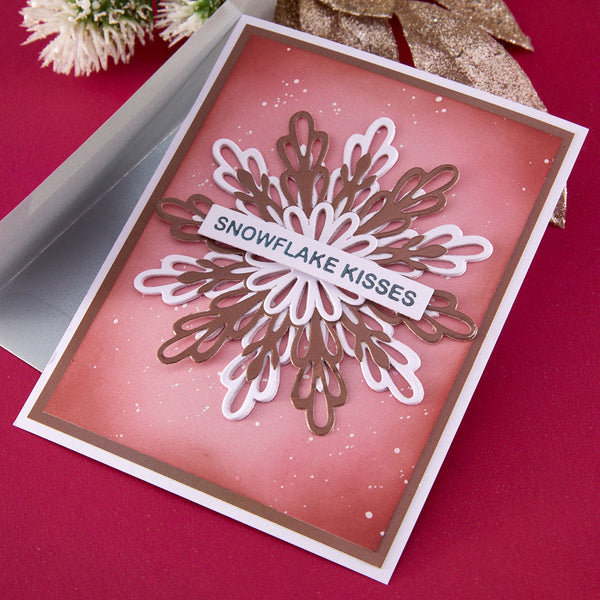 Layered Snowflakes Etched Dies by Lisa Horton