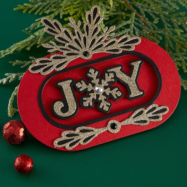Snowflake Joy Stamp & Die Set by Lisa Horton