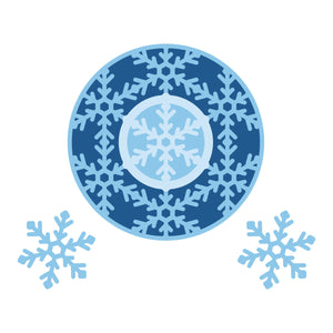 Snowflake Wreath Etched Dies by Lisa Horton