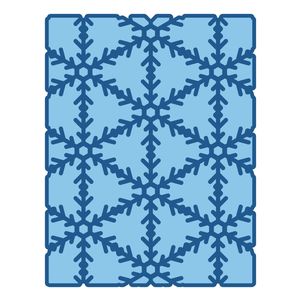 Snowflake Background Etched Dies by Lisa Horton