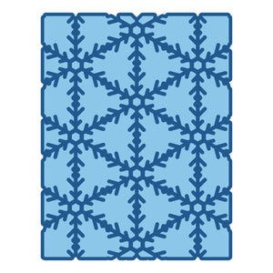 Snowflake Background Etched Dies by Lisa Horton