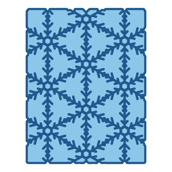 Snowflake Background Etched Dies by Lisa Horton
