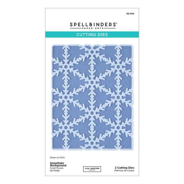 Snowflake Background Etched Dies by Lisa Horton