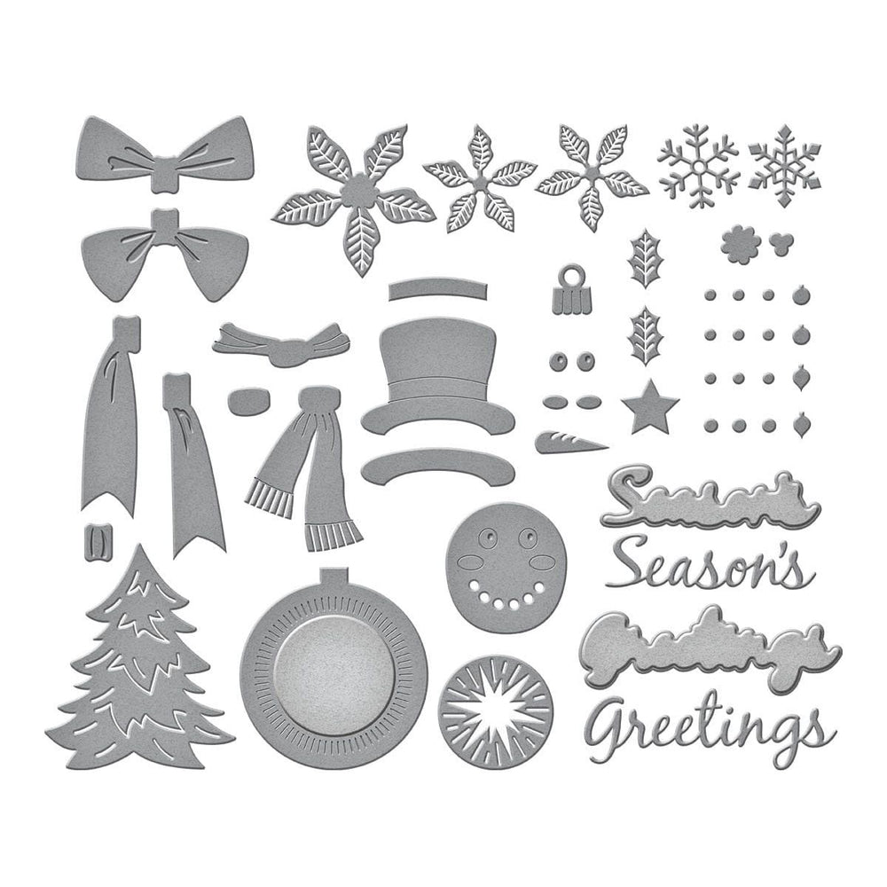 Christmas Wreath Add-Ons Etched Dies by Suzanne Hue