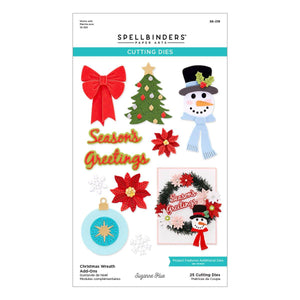 Christmas Wreath Add-Ons Etched Dies by Suzanne Hue