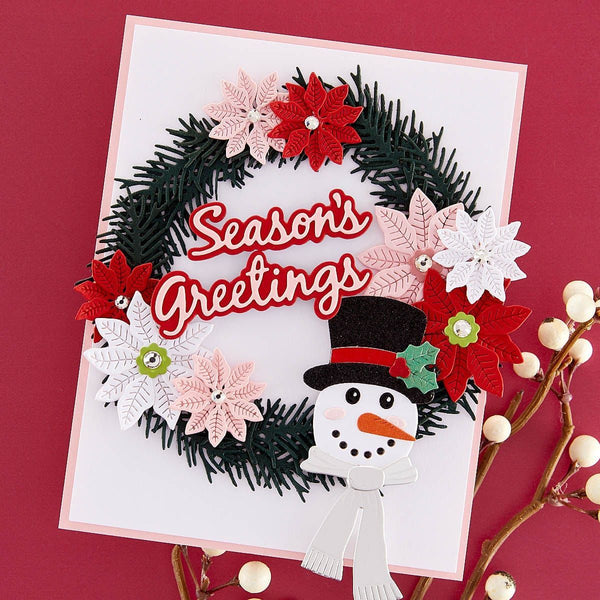 Christmas Wreath Add-Ons Etched Dies by Suzanne Hue