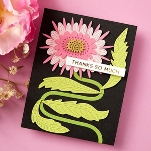 Spellbinders Exclusive: Colorful Burst Flower Etched Dies