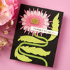 Spellbinders Exclusive: Colorful Burst Flower Etched Dies