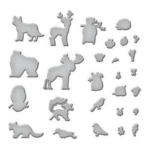 Woodland Wildlife Stamp And Die Bundle by Simon Hurley