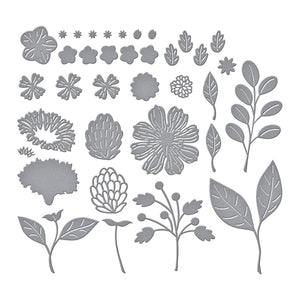 Vivid Blooms Etched Dies