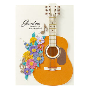Majestic Guitar Etched Dies by Bibi Cameron