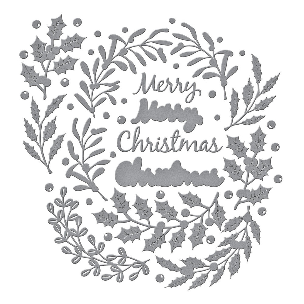 Seasonal Wreath Foliage Etched Dies by Suzanne Hue