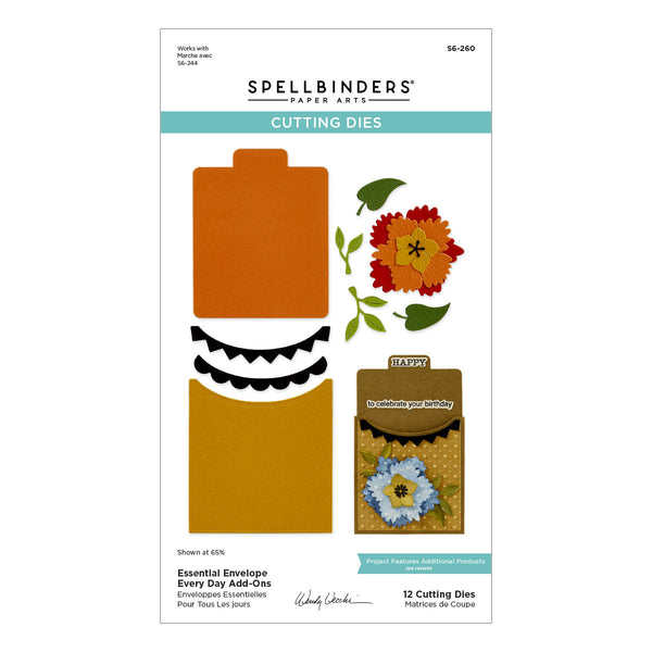 Essential Envelope Every Day Add-Ons Etched Dies by Wendy Vecchi