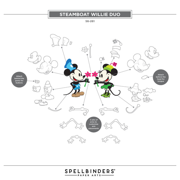 Say Cheese Classic Mouse Character Die Bundle