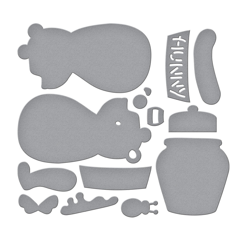 Stitched Classic Pooh Etched Dies