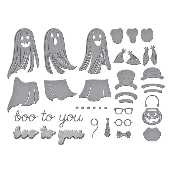 Boo Crew Etched Dies by Simon Hurley