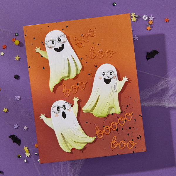 Boo Crew Etched Dies by Simon Hurley
