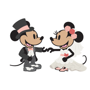 Classic Mouse Wedding Etched Dies