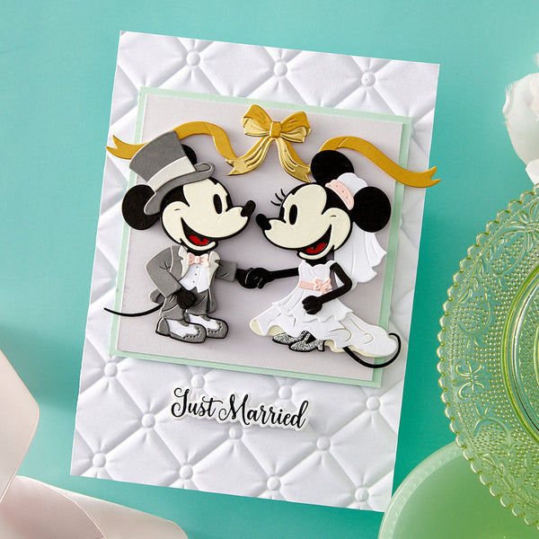 Classic Mouse Wedding Accessories Etched Dies