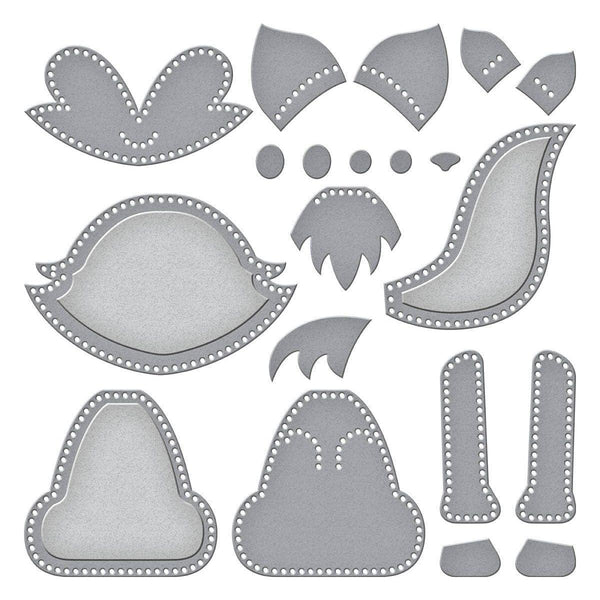 Felt Forest Fox Etched Dies by Nichol Spohr