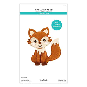 Felt Forest Fox Etched Dies by Nichol Spohr