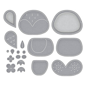 Felt Snowy Owl Etched Dies by Nichol Spohr