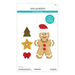 Felt Gingerbread Boy & Girl Etched Dies by Nichol Spohr