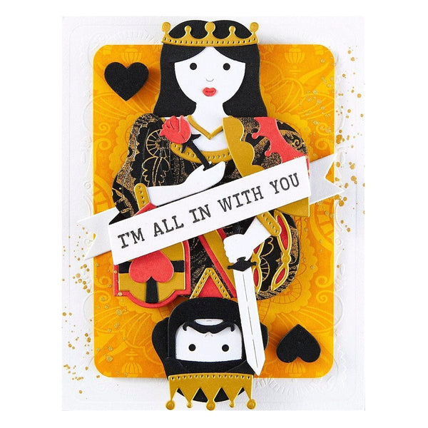 Reversible Royal Court Etched Dies by Jaycee Gaspar