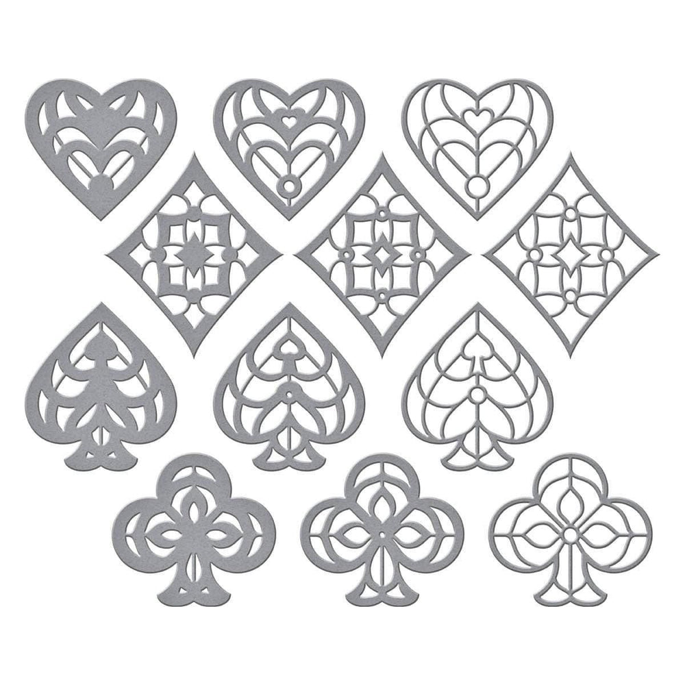 Kaleidoscope Noble Suits Etched Dies by Jaycee Gaspar