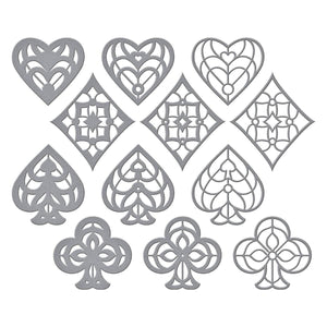 Kaleidoscope Noble Suits Etched Dies by Jaycee Gaspar