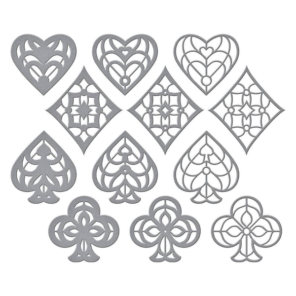 Kaleidoscope Noble Suits Etched Dies by Jaycee Gaspar