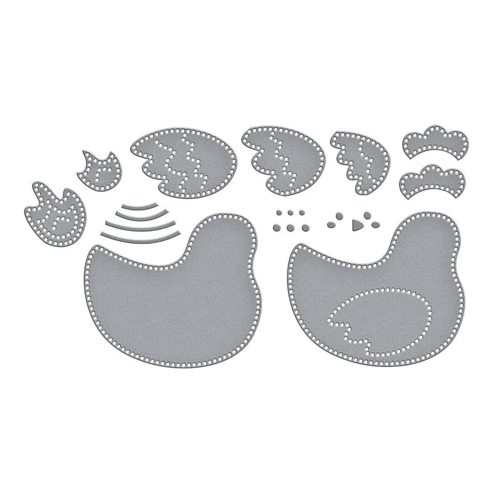 Felt Cozy Cluck Etched Dies by Nichol Spohr