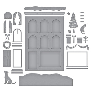 City Holiday Etched Dies by Yana Smakula